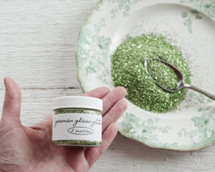 German Glass Glitter, Fresh Green