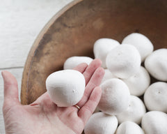 spun cotton ornament