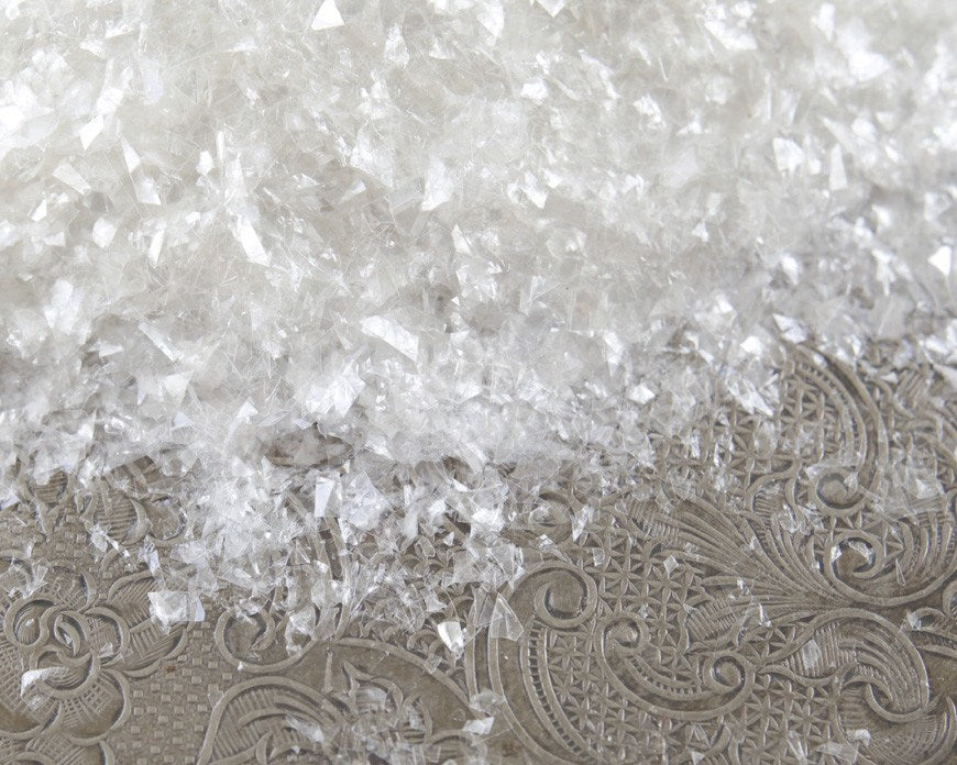Snow Crystals Glitter Flakes - 2 Ounces Retro Snowflakes
