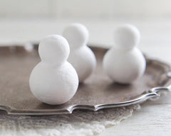 Spun Cotton Snowman - Vintage-Style Snowmen Craft Shapes, 25 Pcs.