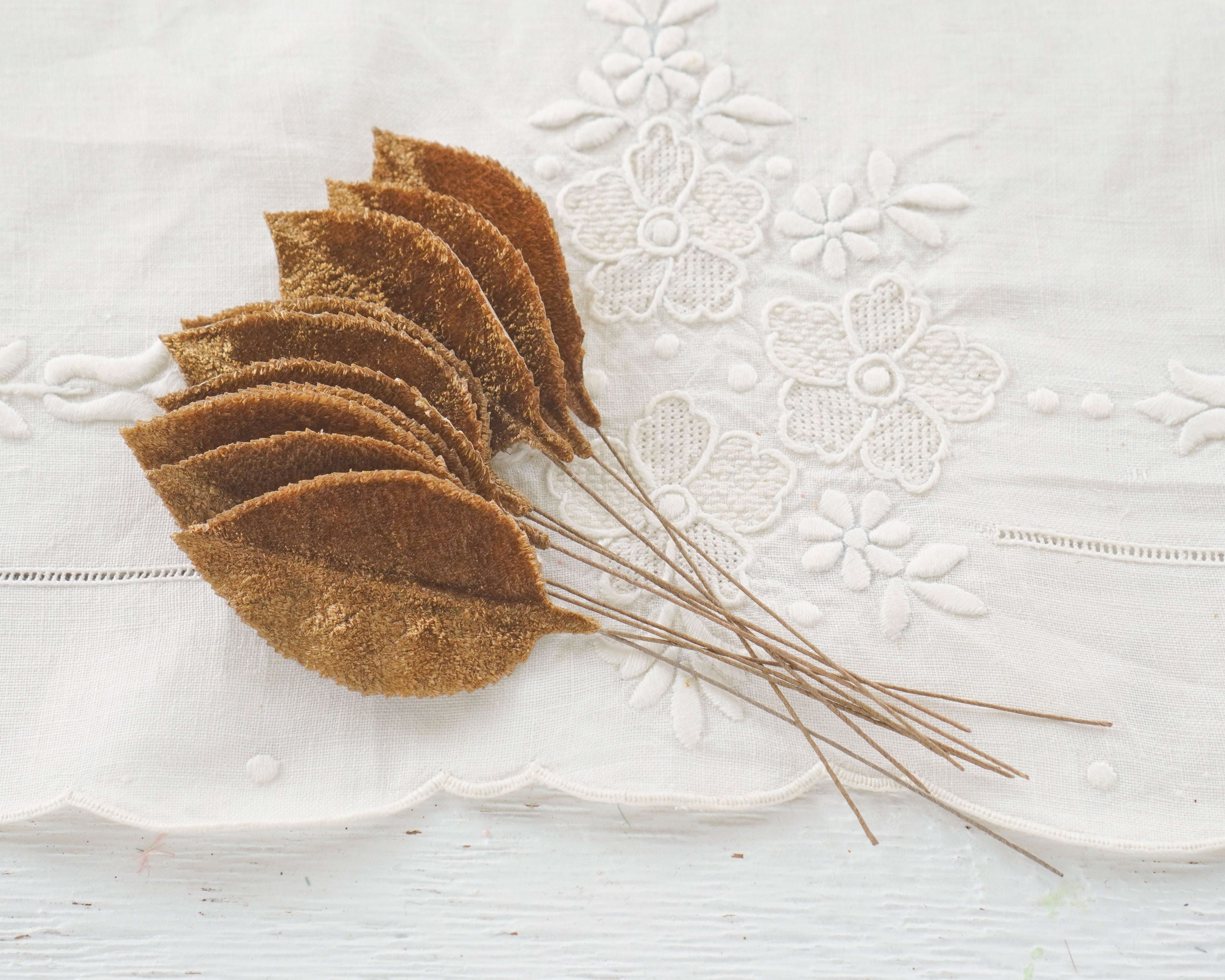 Cinnamon Velvet Leaves, Large, 10 Pcs.
