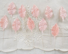 Pink Velvet Leaves, Medium, 10 Pcs.